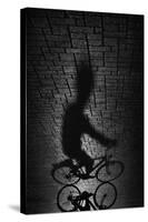 Shadow Bike-Antonio Grambone-Stretched Canvas