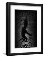 Shadow Bike...-Antonio Grambone-Framed Photographic Print