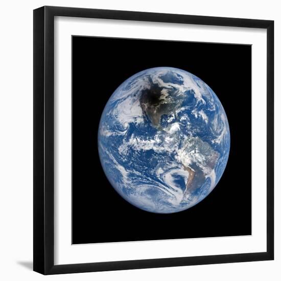 Shadow Cast by 2017 Total Solar Eclipse-null-Framed Photographic Print