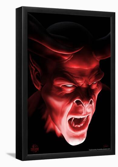 Shadow Demon-Tom Wood-Framed Poster