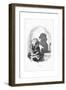 Shadow Drawing. C.H. Bennett, a Lion-Charles H Bennett-Framed Giclee Print