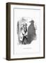 Shadow Drawing. C.H. Bennett, Foolish Tommy Pigeon-Charles H Bennett-Framed Art Print