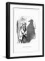 Shadow Drawing. C.H. Bennett, Foolish Tommy Pigeon-Charles H Bennett-Framed Art Print