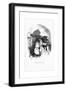 Shadow Drawing. C.H. Bennett, Snail-Charles H Bennett-Framed Giclee Print