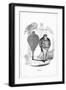 Shadow Drawing. C.H. Bennett, Windbag-Charles H Bennett-Framed Art Print