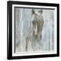 Shadow Light v.2 on Blue-Albena Hristova-Framed Art Print