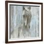 Shadow Light v.2 on Blue-Albena Hristova-Framed Art Print