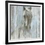 Shadow Light v.2 on Blue-Albena Hristova-Framed Art Print