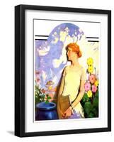 "Shadow Lover,"April 13, 1929-James C. McKell-Framed Giclee Print