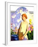 "Shadow Lover,"April 13, 1929-James C. McKell-Framed Giclee Print