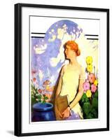 "Shadow Lover,"April 13, 1929-James C. McKell-Framed Giclee Print