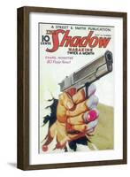 Shadow Magazine-null-Framed Art Print