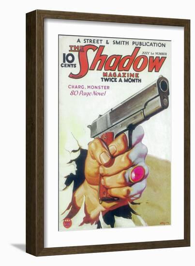 Shadow Magazine-null-Framed Art Print