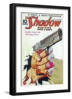 Shadow Magazine-null-Framed Art Print