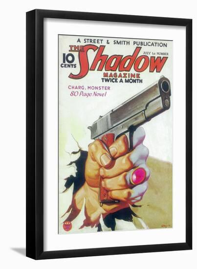 Shadow Magazine-null-Framed Art Print