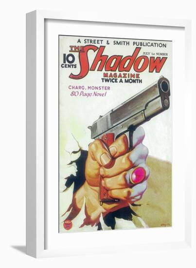 Shadow Magazine-null-Framed Art Print