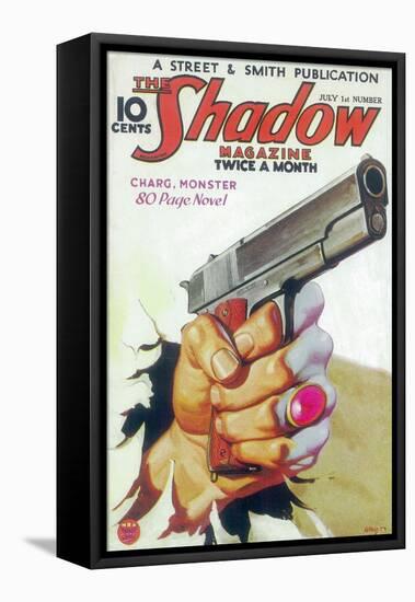 Shadow Magazine-null-Framed Stretched Canvas