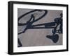 Shadow of a Bicycle-null-Framed Photographic Print