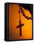 Shadow of a Cross-Pascal Deloche-Framed Stretched Canvas