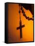 Shadow of a Cross-Pascal Deloche-Framed Stretched Canvas
