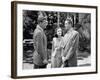 SHADOW OF A DOUBT, 1943 directed by ALFRED HITCHCOCK Joseph Cotten, Teresa Wright (b/w photo)-null-Framed Photo