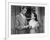 SHADOW OF A DOUBT, 1943 directed by ALFRED HITCHCOCK Joseph Cotten / Teresa Wright (b/w photo)-null-Framed Photo