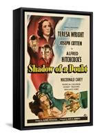 Shadow of a Doubt, 1943, Directed by Alfred Hitchcock-null-Framed Stretched Canvas