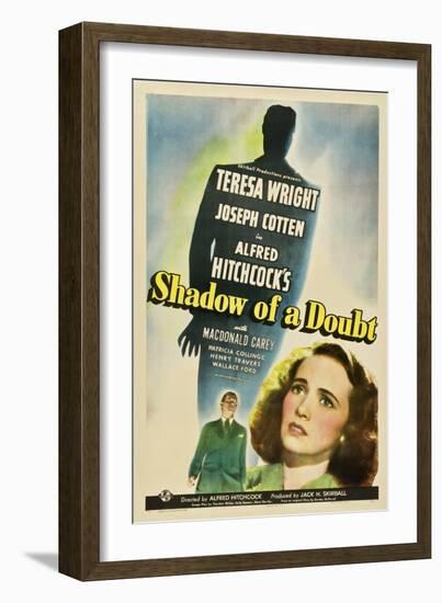 Shadow of a Doubt 1943-null-Framed Giclee Print