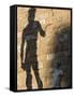 Shadow of Statue of David, Piazza Della Signoria, Florence, Tuscany, Italy, Europe-Martin Child-Framed Stretched Canvas