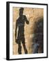 Shadow of Statue of David, Piazza Della Signoria, Florence, Tuscany, Italy, Europe-Martin Child-Framed Photographic Print