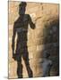 Shadow of Statue of David, Piazza Della Signoria, Florence, Tuscany, Italy, Europe-Martin Child-Mounted Photographic Print