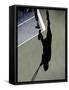 Shadow of Tennis Player in Action-null-Framed Stretched Canvas