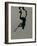 Shadow of Tennis Player in Action-null-Framed Photographic Print