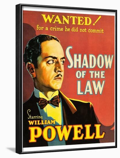 Shadow of the Law-null-Framed Art Print