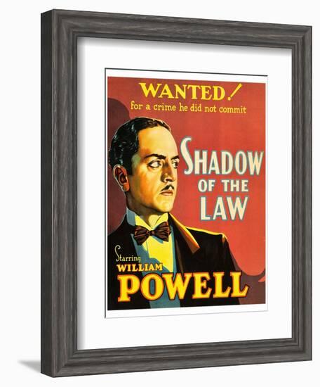 Shadow of the Law-null-Framed Art Print