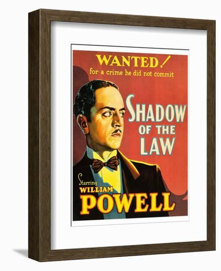 Shadow of the Law-null-Framed Art Print