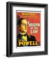 Shadow of the Law-null-Framed Art Print