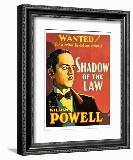 Shadow of the Law-null-Framed Art Print