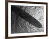 Shadow of Zeppelin Airship "Hindenburg" Cast over Ocean-null-Framed Photographic Print