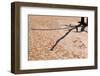 Shadow on Cracked Mud-Grobler du Preez-Framed Photographic Print