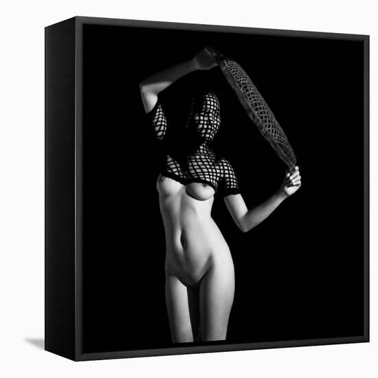 Shadow Play-Julian D.-Framed Stretched Canvas
