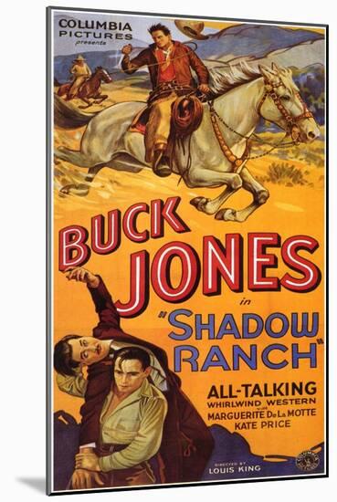 Shadow Ranch, 1930-null-Mounted Art Print