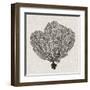 Shadow Sea Fan I-Grace Popp-Framed Art Print