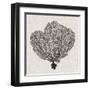 Shadow Sea Fan I-Grace Popp-Framed Art Print