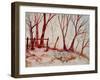 Shadow Trees-Neela Pushparaj-Framed Giclee Print