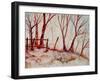 Shadow Trees-Neela Pushparaj-Framed Giclee Print