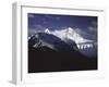 Shadowed Ridge Line Towards Mount Everest, Tibet-Michael Brown-Framed Premium Photographic Print