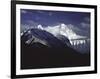 Shadowed Ridge Line Towards Mount Everest, Tibet-Michael Brown-Framed Premium Photographic Print