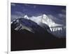 Shadowed Ridge Line Towards Mount Everest, Tibet-Michael Brown-Framed Premium Photographic Print