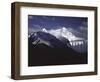 Shadowed Ridge Line Towards Mount Everest, Tibet-Michael Brown-Framed Photographic Print